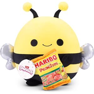 Snackles Licensed Series 3 14-inch Plush Bee with Haribo (Peaches) (IZZY) by ZURU, Plush with License Snack Brand Accessory Snackles Licensed Series 3 14-inch Plush Bee with Haribo (Peaches) (IZZY) by ZURU, Plush with License Snack Brand Accessory