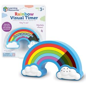 Learning Resources Rainbow Visual Timer for Kids, Sensory Timer for Autism, ADHD, 5 Time Increments, Light or Dark Mode, Ages 3+ Learning Resources Rainbow Visual Timer for Kids, Sensory Timer for Autism, ADHD, 5 Time Increments, Light or Dark Mode, Ages 3+