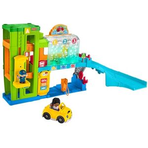 Fisher-Price Little People Car Garage With Smart Stages Content, Light-Up Learning Garage, UK English, for 1-3 Year Olds, Gift for Boys & Girls, HRB33, Multicolor Fisher-Price Little People Car Garage With Smart Stages Content, Light-Up Learning Garage, UK English, for 1-3 Year Olds, Gift for Boys & Girls, HRB33, Multicolor