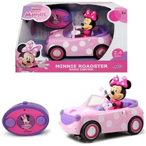 Jada Disney Radio-Controlled Minnie Roadster Forward and Backward Figure Included Licensed for 3 Years Jada Disney Radio-Controlled Minnie Roadster Forward and Backward Figure Included Licensed for 3 Years