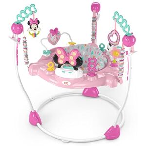 Bright Starts , Disney Baby Minnie Mouse Activity Jumper Forever Besties with Lights and Melodies, 6 Months + Bright Starts , Disney Baby Minnie Mouse Activity Jumper Forever Besties with Lights and Melodies, 6 Months +