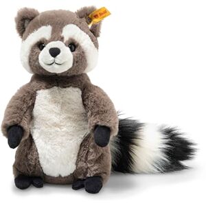 Steiff Pedro Raccoon 23 cm Brown/White, Cuddly Toy Raccoon, Soft Cuddly Toy, Made of Cuddly Soft Plush, Stuffed Toy for Girls and Boys, Machine Washable Steiff Pedro Raccoon 23 cm Brown/White, Cuddly Toy Raccoon, Soft Cuddly Toy, Made of Cuddly Soft Plush, Stuffed Toy for Girls and Boys, Machine Washable