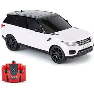 CMJ RC Cars TM Range Rover Sport Remote Control Car 1:24 scale with Working LED Lights, Radio Controlled Supercar (Range Rover Sport White) CMJ RC Cars TM Range Rover Sport Remote Control Car 1:24 scale with Working LED Lights, Radio Controlled Supercar (Range Rover Sport White)