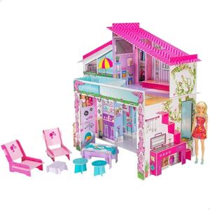 Liscianigiochi Barbie Dream House Pretend Play Doll House Two Storey Holiday Villa, Arrange Furniture And Decorate Malibu House With Doll Liscianigiochi Barbie Dream House Pretend Play Doll House Two Storey Holiday Villa, Arrange Furniture And Decorate Malibu House With Doll