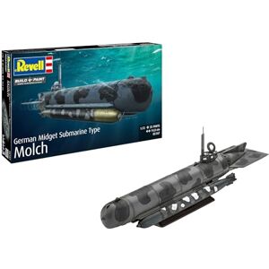 Revell 05187 German Midget Submarine Type Molch 1:72 Scale Unbuilt/Unpainted Plastic Model Kit Revell 05187 German Midget Submarine Type Molch 1:72 Scale Unbuilt/Unpainted Plastic Model Kit