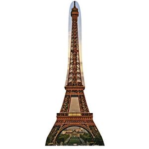 Star Cutouts Ltd Tar Cutouts Cut SC143 l Paris Eiffel Tower l Themed Decoration l Realistic Prop l Gifts for Fans & Parties, Solid, Multi Colour, Regular