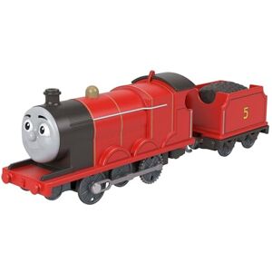 THOMAS & FRIENDS Motorized Toy Train, Classic James Battery-Powered Engine & Cargo Car, Storytelling Play for Preschoolers, JGF95 THOMAS & FRIENDS Motorized Toy Train, Classic James Battery-Powered Engine & Cargo Car, Storytelling Play for Preschoolers, JGF95