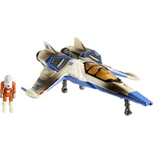 Mattel Disney Pixar Lightyear Hyperspeed Series XL-15 Battle Damage Spaceship & Buzz Lightyear Figure, 6 Inch Long Vehicle, Toy 4 Years & Up Mattel Disney Pixar Lightyear Hyperspeed Series XL-15 Battle Damage Spaceship & Buzz Lightyear Figure, 6 Inch Long Vehicle, Toy 4 Years & Up