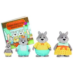 Li'l Woodzeez – GrayPaws Wolf Family Set with Storybook, 5 Pieces Miniature Animal Figurines for Kids, Family Toys and Pretend Play, Collectible Figures for Imaginative Play, 3+ Years Li'l Woodzeez – GrayPaws Wolf Family Set with Storybook, 5 Pieces Miniature Animal Figurines for Kids, Family Toys and Pretend Play, Collectible Figures for Imaginative Play, 3+ Years