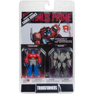 McFarlane Toys Transformers Page Punchers 2-Pack Optimus Prime and Megatron 3" Inch Action Figures with 2 Comics – Highly Detailed Collectible Set – Ideal for Fans and Collectors McFarlane Toys Transformers Page Punchers 2-Pack Optimus Prime and Megatron 3" Inch Action Figures with 2 Comics – Highly Detailed Collectible Set – Ideal for Fans and Collectors