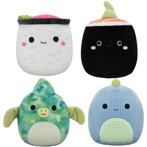 Squishmallows Original 3.5-Inch Dinosaurs and Sushi Dog Toy 4-Pack Small Ultrasoft Official Plush Pet Toys Squishmallows Original 3.5-Inch Dinosaurs and Sushi Dog Toy 4-Pack Small Ultrasoft Official Plush Pet Toys