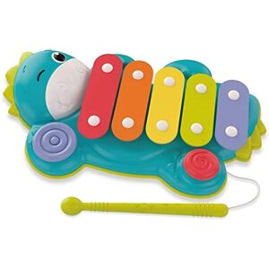 Clementoni -17263-Xylodino-xylophone for Kids from 18 Months and Older-Musical Instruments Educational and Sound Toy, Multi-Coloured, 3 Clementoni -17263-Xylodino-xylophone for Kids from 18 Months and Older-Musical Instruments Educational and Sound Toy, Multi-Coloured, 3