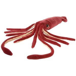 WILD REPUBLIC 83198, 50 cm Giant Squid Plush, Cuddly Soft Toy, Ocean Animals, Red WILD REPUBLIC 83198, 50 cm Giant Squid Plush, Cuddly Soft Toy, Ocean Animals, Red