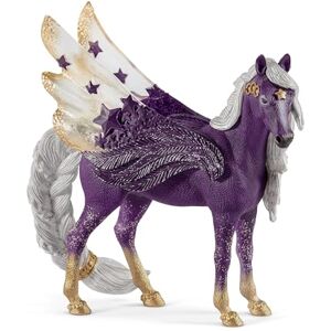 SCHLEICH Bayala 70579 Star Unicorn Flying Pegasus Figurine Fantastic Purple and Gold Unicorn Fantasy Figurine, Bring Smile and Joy Toy Gift for Boys and Girls, Fans of Fantasy, Kids Ages 5+ SCHLEICH Bayala 70579 Star Unicorn Flying Pegasus Figurine Fantastic Purple and Gold Unicorn Fantasy Figurine, Bring Smile and Joy Toy Gift for Boys and Girls, Fans of Fantasy, Kids Ages 5+