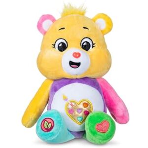 Basic Fun Care Bears 22cm Sparkle Plush – Work of Heart Bear Eco-Friendly Soft Toy with Glittery Belly Badge – Collectible Plush for Kids & Fans Basic Fun Care Bears 22cm Sparkle Plush – Work of Heart Bear Eco-Friendly Soft Toy with Glittery Belly Badge – Collectible Plush for Kids & Fans