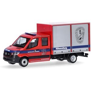 Herpa Model Car Mercedes-Benz Sprinter 18 Van "Augsburg Fire Department" (Bavaria/Augsburg), miniature at a scale of 1:87, collectible, Made in Germany, plastic model Herpa Model Car Mercedes-Benz Sprinter 18 Van "Augsburg Fire Department" (Bavaria/Augsburg), miniature at a scale of 1:87, collectible, Made in Germany, plastic model