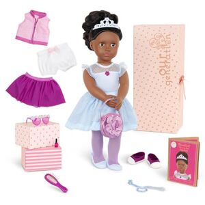 Our Generation 46 cm Floral Fashion Starter Doll Rosalind Dark Brown Hair & Eyes 3 Outfits & Styling Accessories in Gift Box Pretend Play Toys for Kids Ages 3+ Our Generation 46 cm Floral Fashion Starter Doll Rosalind Dark Brown Hair & Eyes 3 Outfits & Styling Accessories in Gift Box Pretend Play Toys for Kids Ages 3+