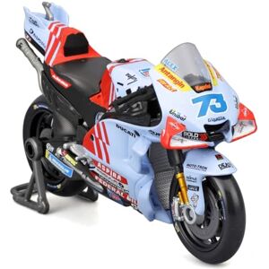Maisto Ducati Desmosedici GP23 MotoGP Team Gresini Racing 2024 – Alex Márquez #73 – 1:18 Scale Die-Cast Motorcycle Model (Blue), for Ages 3+ to Adult Maisto Ducati Desmosedici GP23 MotoGP Team Gresini Racing 2024 – Alex Márquez #73 – 1:18 Scale Die-Cast Motorcycle Model (Blue), for Ages 3+ to Adult