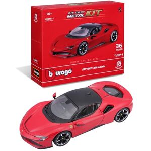 Bburago Model Kit Ferrari R&P SF90 Stradale Realistic 1:24 Scale Model Car, Officially Licensed by Ferrari, Recommended Age 14+ Years Bburago Model Kit Ferrari R&P SF90 Stradale Realistic 1:24 Scale Model Car, Officially Licensed by Ferrari, Recommended Age 14+ Years