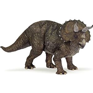 Papo Large dinosaur figurine 22 cm Triceratops, Encounter with the Giant, Children's toy from 3 years Discovery of Prehistoric Life and Herbivorous Dinosaurs Papo Large dinosaur figurine 22 cm Triceratops, Encounter with the Giant, Children's toy from 3 years Discovery of Prehistoric Life and Herbivorous Dinosaurs