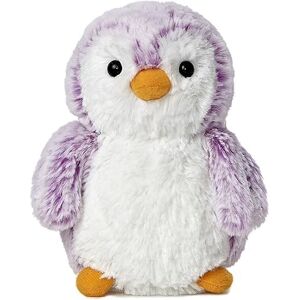 AURORA , 73746, Pompom Penguin, 9In, Soft Toy, Grey and White AURORA , 73746, Pompom Penguin, 9In, Soft Toy, Grey and White