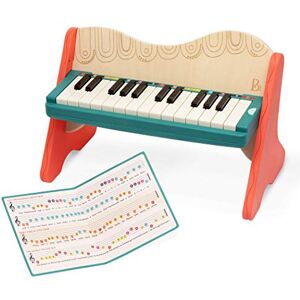 B. toys – Wooden Toy Piano for Toddlers, Kids – Color – Coded Keys with Songbook – Musical Instrument for Early Learning & Creativity – 3+ Years – Mini Maestro B. toys – Wooden Toy Piano for Toddlers, Kids – Color – Coded Keys with Songbook – Musical Instrument for Early Learning & Creativity – 3+ Years – Mini Maestro