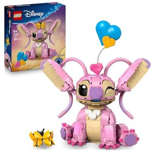 Lego Disney Angel Lilo & Stitch Building Toy Brick Built Display Figure with 3 Heart Balloons & a Butterfly Gift for 9+ Year Old Girls, Boys and Adult Fans 43257 Lego Disney Angel Lilo & Stitch Building Toy Brick Built Display Figure with 3 Heart Balloons & a Butterfly Gift for 9+ Year Old Girls, Boys and Adult Fans 43257