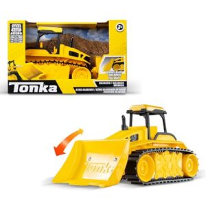 Basic Fun Tonka Mini Steel Classics Bulldozer – Steel Construction, Working Features, Realistic Lights & Sounds, Vibrant Yellow Design – Perfect for Kids 3+ Basic Fun Tonka Mini Steel Classics Bulldozer – Steel Construction, Working Features, Realistic Lights & Sounds, Vibrant Yellow Design – Perfect for Kids 3+