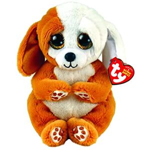 Ty Toys Beanie Baby Brown and White Dog Ruggles - 15 CM (2009302)