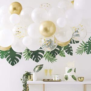 Ginger Ray Botanical Hen Party Wedding Gold Chrome Balloon Arch with Eucalyptus Wedding Wedding Ginger Ray Botanical Hen Party Wedding Gold Chrome Balloon Arch with Eucalyptus Wedding Wedding