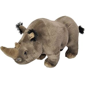 WILD REPUBLIC 18156 White Rhino Plush Soft, Cuddlekins Cuddly Toys, Gifts for Kids 30 cm, Brown WILD REPUBLIC 18156 White Rhino Plush Soft, Cuddlekins Cuddly Toys, Gifts for Kids 30 cm, Brown