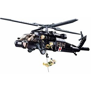 Sluban ModelBricks Military Medical Helicopter Building Set, 692 Pieces, Ages 8-14, Model M38-B1012 Sluban ModelBricks Military Medical Helicopter Building Set, 692 Pieces, Ages 8-14, Model M38-B1012