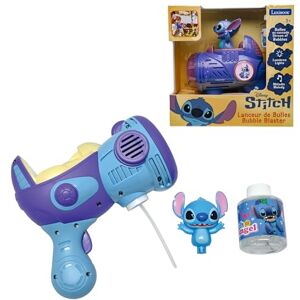 Lexibook , Stitch, Electronic Bubble Blaster, Light and Sound Effects, Continuous Bubble Spray, Easy Grip, LED Lights, Includes 100ml Solution, Blue, PRB30DLXB Lexibook , Stitch, Electronic Bubble Blaster, Light and Sound Effects, Continuous Bubble Spray, Easy Grip, LED Lights, Includes 100ml Solution, Blue, PRB30DLXB