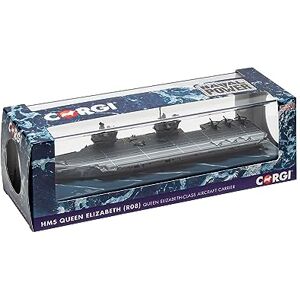 Corgi Diecast Model Ships CC75000 HMS Queen Elizabeth (R08), Queen Elizabeth-class Aircraft Carrier Die Cast Submarine Model for Adults and Kids, Collectible Toy Boats for Maritime Enthusiasts Corgi Diecast Model Ships CC75000 HMS Queen Elizabeth (R08), Queen Elizabeth-class Aircraft Carrier Die Cast Submarine Model for Adults and Kids, Collectible Toy Boats for Maritime Enthusiasts