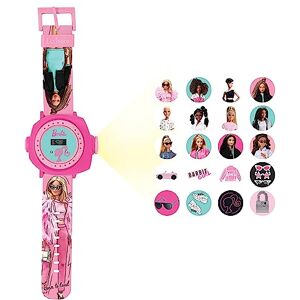 Lexibook , Barbie, Adjustable Digital Watch with 20 Projections of The Barbie Universe-for Kids, Pink, DMW050BB Lexibook , Barbie, Adjustable Digital Watch with 20 Projections of The Barbie Universe-for Kids, Pink, DMW050BB