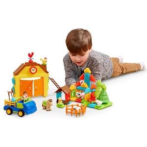 Battat - Bristle Blocks- STEM Interlocking Building Blocks- 67 pc Farm Playset- Developmental Toys for Toddlers & Kid- Barnyard Playset- 2 Years + Battat - Bristle Blocks- STEM Interlocking Building Blocks- 67 pc Farm Playset- Developmental Toys for Toddlers & Kid- Barnyard Playset- 2 Years +