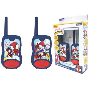 Lexibook , Spidey and His Amazing Friends, Walkie-Talkies 200m, Communication Game for Children, 2 Communication Channels, Belt Clip, Battery Operated, Blue/Red, TW12SP1LXB Lexibook , Spidey and His Amazing Friends, Walkie-Talkies 200m, Communication Game for Children, 2 Communication Channels, Belt Clip, Battery Operated, Blue/Red, TW12SP1LXB