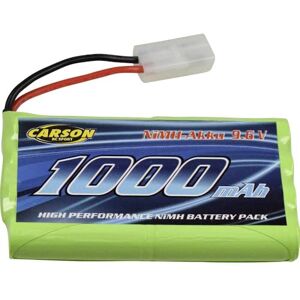 Carson NIMH 9.6 V 1000 mAh Tamiya Plug, Battery for RC Vehicles, Accessories, 500608215 Carson NIMH 9.6 V 1000 mAh Tamiya Plug, Battery for RC Vehicles, Accessories, 500608215