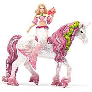 SCHLEICH 70593n Mermaid Feya on underwater unicorn bayala Toy Figurine for children aged 5-12 Years SCHLEICH 70593n Mermaid Feya on underwater unicorn bayala Toy Figurine for children aged 5-12 Years