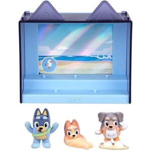Bluey Fuzzies Episode Pack: The Beach. With 3 Specially Flocked Collectible Mini-Figures (Incl. 1 Exclusive), Display Case, Trading Card, and Collector's Guide. 80 to Collect in Series 1! Bluey Fuzzies Episode Pack: The Beach. With 3 Specially Flocked Collectible Mini-Figures (Incl. 1 Exclusive), Display Case, Trading Card, and Collector's Guide. 80 to Collect in Series 1!