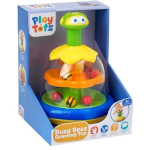 John Adams Play Tots Busy Bees Spinning Top Press and spin top activates colourful spinning bees! Baby and Toddler Toys Ages 6m+, Yellow John Adams Play Tots Busy Bees Spinning Top Press and spin top activates colourful spinning bees! Baby and Toddler Toys Ages 6m+, Yellow