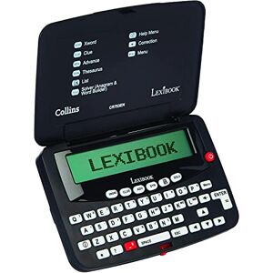 Lexibook , Collins Crossword, Bradford, Phonetic spell-correction, Anagram solver, words games, Electronic, with battery, black/white, CR753EN Lexibook , Collins Crossword, Bradford, Phonetic spell-correction, Anagram solver, words games, Electronic, with battery, black/white, CR753EN