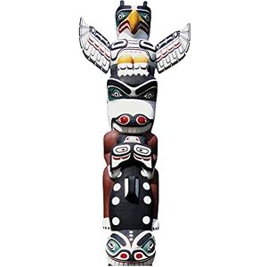 Star Cutouts Ltd SC166 Totem Pole Cardboard Cutout 171cm Tall Perfect for Wild West Cowboy Theme, Solid, Multicolored, Regular