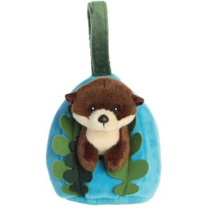 AURORA , 34241, Hideouts Otter 9In, Soft Toy, Brown & Blue AURORA , 34241, Hideouts Otter 9In, Soft Toy, Brown & Blue