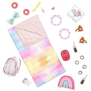 Glitter Girls – 14-Inch Doll Accessories – Sleepover Party & Backpack Set – Tie – Dye Sleeping Bag, Rainbow Pillow & Pizza Play Food – 3+ Years– Children’s Toys Glitter Girls – 14-Inch Doll Accessories – Sleepover Party & Backpack Set – Tie – Dye Sleeping Bag, Rainbow Pillow & Pizza Play Food – 3+ Years– Children’s Toys