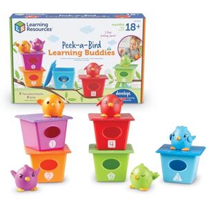 Learning Resources Peek-a-Bird Learning Buddies, Ages 18 Months+, Toddler Toy Set for Counting, Colour, Matching, Fine Motor and Social Skills, 15 Pieces Learning Resources Peek-a-Bird Learning Buddies, Ages 18 Months+, Toddler Toy Set for Counting, Colour, Matching, Fine Motor and Social Skills, 15 Pieces