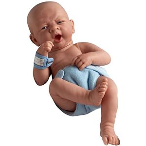 JC Toys 18504 La Newborn First Yawn 15-inch Real Boy Vinyl Doll, Blue JC Toys 18504 La Newborn First Yawn 15-inch Real Boy Vinyl Doll, Blue