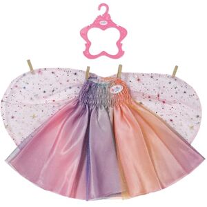 BABY born Rainbow Dress, Doll Dress with Wings and Glitter for 43cm Dolls, For Children Aged 3+, 836132 Zapf Creation BABY born Rainbow Dress, Doll Dress with Wings and Glitter for 43cm Dolls, For Children Aged 3+, 836132 Zapf Creation