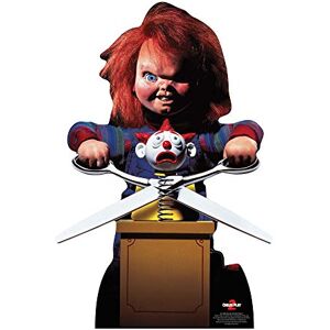 STAR CUTOUTS Ltd SC1306 Chucky with Scissors Child's Play Perfect for Halloween, Friends and Fans STAR CUTOUTS Ltd SC1306 Chucky with Scissors Child's Play Perfect for Halloween, Friends and Fans