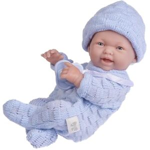 JC Toys Mini La Newborn First Day Anatomically Correct Real Boy Baby Doll 9.5" All-Vinyl Includes Knit Outfit, Hat and Pacifier Designed by Berenguer Ages 2+ JC Toys Mini La Newborn First Day Anatomically Correct Real Boy Baby Doll 9.5" All-Vinyl Includes Knit Outfit, Hat and Pacifier Designed by Berenguer Ages 2+